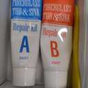 Tub Repair Kit White, Tub Chip and Bathtub Repair Kit for Enamel, Fiberglass, Acrylic, Porcelain, Patch and Repairs Chips, Crack, Scratches, Rust, Holes on Tubs, Toilet, Sink, Shower, Tray in Bathroom