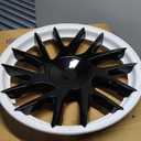 Motrobe 2024 2025 Tesla Model 3 Wheel Cover 18 Inch Hubcaps Wheel Hub Caps OEM Rim Protectors Cover Replacement Model 3 Exterior Accessories Highland Set of 4
