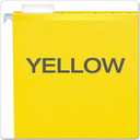 Pendaflex Reinforced Hanging File Folders, Letter Size, Yellow, 1/5 Cut, 25/BX (4152 1/5 YEL)
