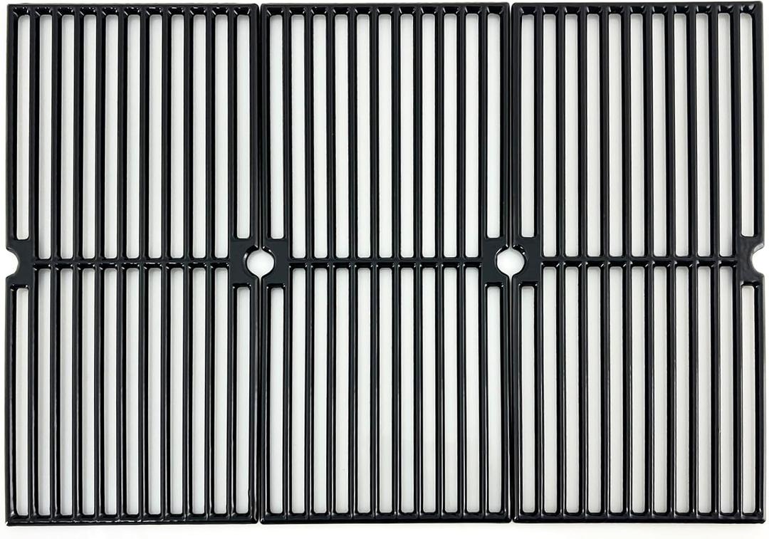 Parts DC110 3-Pack 17.75" Cast Iron Cooking Grate for Brinkmann Grill Replacement Parts, 810-2410-S, 810-2511-S, 810-8411-5, 810-7490-F, 810-8410-F, 810-8411-C, 17 3/4" x 26 13/16" Total
