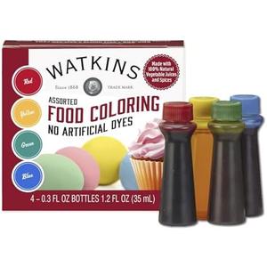 Watkins Food Coloring Assrtd 4Pk, 1.2 Fl Oz (Pack Of 5)