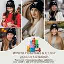 Elephant Gifts Embroidered Hat for Women Men Thank You Gift Animal Lover Birthday Christmas Stocking Stuffers Gifts Stuff (Black)