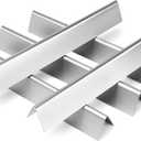 17.5 inch 7620 Flavorizer Bars for Weber Genesis 300 Series Gas Grill, Flavor Bars for Genesis E310 E320 E330 S310 S320 S330 with Front Control Knobs, Heavy Duty, Stainless Steel, 7620 7621