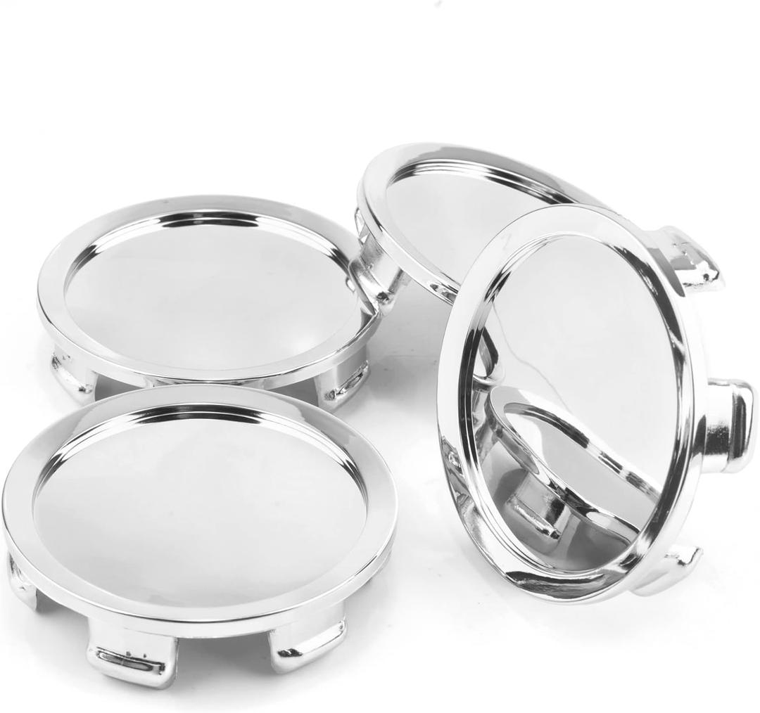 RTRHINOTUNING 4PCS 75mm Wheel Center Caps Compatible with OZ Racing Superforgiata Rims M608, OD: 2.93"(74.5 mm) ID: 2.76"(70 mm) Hub Caps Chrome Center Cap for Rims