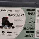 Rollerblade Maxxum Xt Skates, Color: Black/Red, Size 8