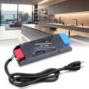 LED Power Supply 12V 100W with Plug, BRIMETI LED Driver 8,3A Transformer AC 120V to 12V DC Low Voltage Switching Converter Constant Voltage Ultra Slim Adapter for Strip Light Cabinet Lights