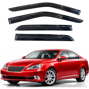 KPY Rain Guards Fit for 2007-2012 Lexus ES350, Out-Channel Window Visors Vent Wind Deflectors 4PC, Car Accessories for 07-12 Lexus ES Series