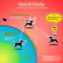 Meowant GPS Wireless Dog Fence &Training Collar with Remote, Free App, 82ft to 7000ft Electric Fence, Waterproof LCD Collar, 3 Training Modes, for Dogs Over 10Lbs, Outdoors