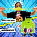 JA-RU Stretchy Monster Toy 3.5" Tall (3 Monsters Assorted) Halloween Action Figures Squish Pull Fidget. Calming Stress Toy for Kid & Boy Party Favor 4303-3s, Small