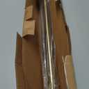 Ivilon Window Curtain Rod Decorative End Cap Design, 1 Inch Rod, 72 to 144 Inch. Warm Gold