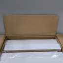 4 Pack Pull Out Cabinet Organizers 21" Deep With Raising Pad for Framed Cabinets, Expandable Width (15.2"-26.3") Slide Out Drawers Upgrade 3 Slide Rails, Roll Out Shelves Adhesive, White