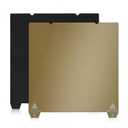 PEI Sheet 235mmx235mm and Magnetic Sticker with Adhesive, Smooth Build Plate for Creality Ender 3/Ender 3 Pro/Ender 3 V2/Ender 3 S1/Ender 3 S1 pro/Ender 3 neo/3 v2 neo/Ender 5/5 Pro 3D Printers (235*235mm Pei Gold)