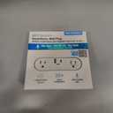 Emerson SmartVoice 4-in-1 Wall Plug, Offline 30+ Voice Control Commands, No APP, No WiFi, No Setup, Smart Outlet w/ 2 AC Outlets, USB-A & USB-C Ports, Sleep & Wake Timer, ETL