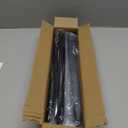 Barcetine Black Flag Poles for Outside House - 5ft Tangle Free Flag Pole for House,Heavy Duty Metal Flagpole,Outdoor Flagpoles Residential for Porch,Fence (Without Bracket)
