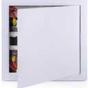 Plumbing Access Panel for Drywall 18 x 18 Inch Plastic Access Door Removable Wall Access Panel Ceiling Reinforced Hinged Durable White