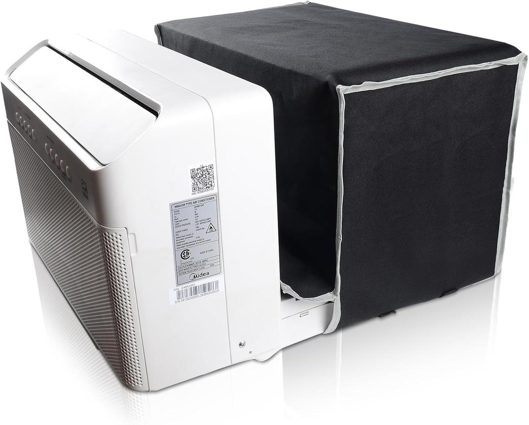 Heavy Duty Air Conditioner Cover Outside Unit for Midea U Shaped 8000/10000/120000 BTU Garpernics Window AC Winter Cover Outdoor with Straps Dust-proof waterproof (20Wx12Dx13.5H)