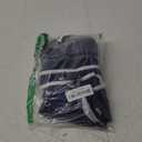 BMJL Women's High Waisted Bikini Ribbed Two Piece Swimsuit High Cut Color Block Adjustable Straps Bathing Suit (Medium, Navy Blue043)