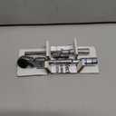 DURATECH 1/4" Flex Head T-Handle Ratchet, Mini Ratchet Wrench with Hex Bit Extension Set and Sokcet Adapter, Suits Standard 1/4" Hex Bits, Portable and Versatile Repair Tool for Tight Spaces