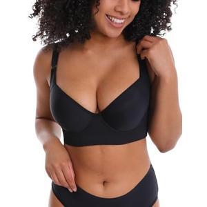 Shapedly Back Smoothing Bra for Women – Sculpting Support, Adjustable Fit, Soft & Breathable Comfort Size 36/80E