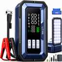 UTRAI Jump Starter with Air Compressor,8000A Portable Car Battery Jump Starter for All Gas/12L Diesel,150PSI Tire Inflator with Auto Shut-Off,160W DC Output, 2000LM Light,OBD2 Scanner