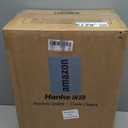 Hanke 20 Inch Carry On Luggage with Wheels PC Hard Shell Suitcase Top Opening Aluminum Frame Travel Luggage Suitcases for Woman Men Gifts.(Ivory White)