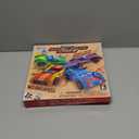 Klever Kits 4 DIY Wooden Race Cars-Build & Paint Your Own Wood Craft Kit, 4 Race Cars Toy, Easy to Assemble Arts Crafts Kit, Birthday Party Presents for Kids Boys and Girls