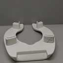 Centoco 3 inch Raised Toilet Seat for Seniors, Elongated, Open Front No Cover, Plastic, Made in the USA, 3L1500STSCC-001, White