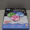 Snow Tube, 3 Packs Sledding Snow Tube Sports Inflatable Snow Sled Thickened Duty Hard Bottom Sleds for Snow with Handles, Winter Outdoor