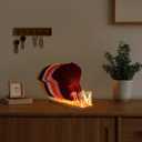 Lampeez Light up Hat Organizer, Acrylic Hat Holder with Solid Wooden Base with USB powered, Hat Stand for Baseball Caps Flat Caps Duck Tongue Cowboy Hats(Customized)