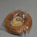 Tie Out Cable for Dogs,10/20/30/50/100FT Dog Leads for Yard Chew Proof,Heavy Duty Tie Out Cable for Large Dogs Up to 125lbs,Dog Runner Tether (Orange, 125Ibs 100ft)