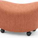 Modern Ottoman Stool for Living Room, Foot Rest Seat for Bedroom, Medium