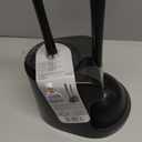 MR.SIGA Toilet Plunger and Bowl Brush Combo for Bathroom Cleaning, Black, 1 Set