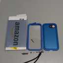 Cozycase TOP Protective Full Body Frosted Blue Case for iPhone 16e/iPhone 17e - Slim Shock Water Proof Protection Construction Builder Unbreakable Double Sided Bumper Armour Rugged Strong 16/17 e Case