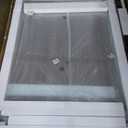 56-60" W x 72" H Semi-Frameless Bypass Sliding Shower Door, Easy-to-Clean Treated Clear Tempered Glass, Matte Black