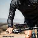 Lamicall Bike Phone Holder, Motorcycle Mount - Motorcycle Phone Holder, Handlebar Cell Phone Clamp, Scooter Phone Clip for iPhone Air 17 Pro Max, 16 15 Pro Max Plus, S20, More 4.7 to 6.8" Smartphones (Black)