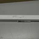 No Drill Cordless Pleated Fabric Shades, White, 19" W x 64" H