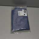 RYB HOME Small Window Curtains - Blackout Insualting Privacy Curtains for Kids Bedroom Kitchen Bathroom Basement Cafe Cabinet Tiers Drapes, 34 Width x 24 Length, 2 Panels, Navy Blue