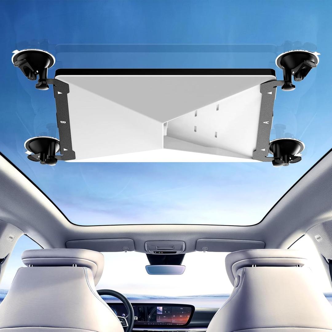 Starlink Mini Mount, Starlink Mini Suction Cup Mount, Enhanced Suction Cup Design, Easy to Install, Suitable for Starlink Mounts on Car Sunroofs, RVs, Boats and Planes