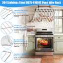 UPGRADE DG75-01001C DG75-01001D Oven Rack Compatible with Samsung Oven Rack
