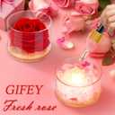 Mother's Day Rose for Mom,Home Scent Rose Real Fragrance Rose Last,Eternal Flowers Rose Gifts for Women/Her/Mom/Wife Girlfriend,Perfect Decoration for Bedroom and Office. (Red)