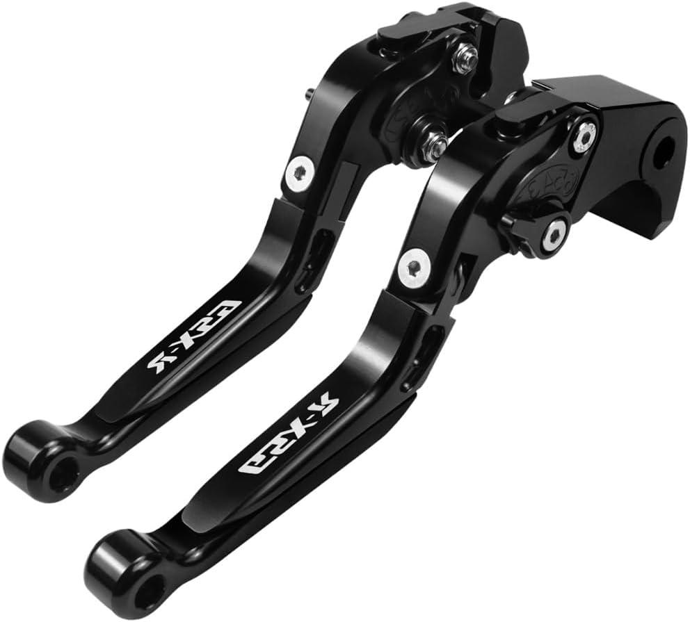 for Suzuki GSXR 600 750(2006-2024) 1000R(2009-2024) GSX-R 1000(2005-2006) Motorcycle Clutch Lever Folding Extendable Adjustable Handlebars Brake and Clutch Levers Set(Black)