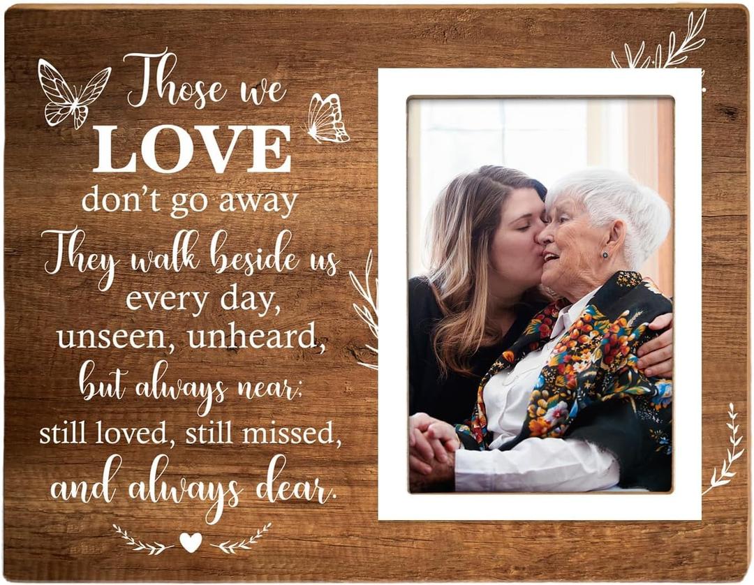 Memorial Picture Frame,Remembrance Picture Frame or Memorial Gift,Memorial Gifts for Loss of Loved One,Grandmother, Grandfather,Grandparents, Fits 4 x 6 Inch Photo