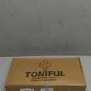 TONIFUL 4 Set Black Gold Balloon Centerpieces for Table,Balloon Stand Kit for Black Gold Party Decor 40th 50th 60th 70th Birthday Decorations Anniversary Graduation Decorations 2026 New Year Eve