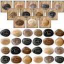 Geelin 24 Sets Bible Verses Scripture Stones with Christian Inspirational Card Religious Rocks Engraved Stones with Prayer Words for Women Men (Elegant)