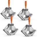 Corner Clamp, 4pcs 90 Degree Right Angle Clamp with Adjustable Aluminum Alloy Swing Jaw, Single Handle Clamps for Woodworking Tools Photo Framing, Present for Men Dad 11.1 Inch (Small)