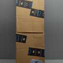 rabbitgoo Window Privacy Film Stained Glass Window Film, Decorative Stickers Removable UV Sun Blocking Clings Door Coverings, Diamond Pattern, 23.6 x 78.7 inches (Clear)