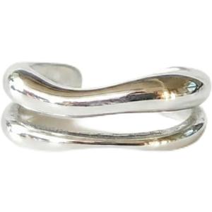 925 Sterling Silver Ear Cuff, Handmade Single Band Adjustable Non Piercing Clip On Cartilage Earring, Minimalist Ear Wrap Faux Piercing Jewelry for Women