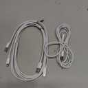 3 Pack Apple MFi Certified iPhone Charger Cable 6ft, Apple Lightning to USB Cable Cord 6 Foot, 2.4A Fast Charging,Apple Phone Long Chargers for iPhone 13/12/11/11 Pro/11 Max/X/XS/XR/XS Max/8/7/6/5S