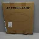 15.4 Inch Flush Mount Ceiling Light, Dimmable Brightness, 32W 2880LM Super Bright and Slim Led Ceiling Light Fixture, 3000K/3500K/4000K/5000K/6500K 5CCT Colors Availablem, No Delay (White)