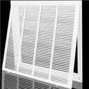 Return Air Filter Grille 24x24,Air Return Vent Cover for 24"W x 24"H Duct Opening,Steel HVAC Vent Covers for Wall and Ceiling,Holds 1" Thick AC Filter